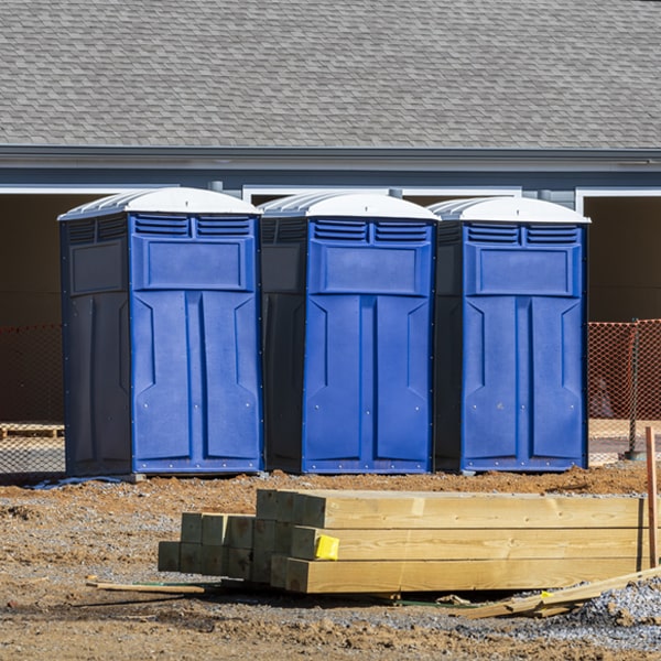 are there any restrictions on where i can place the porta potties during my rental period in Hale